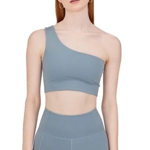 Girlfriend Collective Bianca One Shoulder Bra